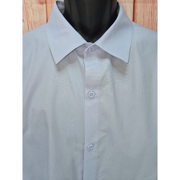 Lululemon Mens New Venture Slim Fit Shirt XXL Starch Blue - Picture 3 of 7